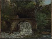 Gustave Courbet Le Grand Pont Sweden oil painting artist